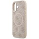 Guess 4G Ring Classic Logo MagSafe Case for iPhone 17 - Pink
