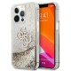 Guess 4G Big Liquid Glitter case for iPhone 13 Pro Max 6.7" - gold