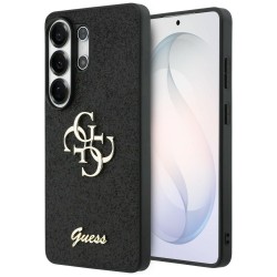 Guess Fixed Glitter Big 4G Metal Logo case for Samsung Galaxy S26 Ultra - black
