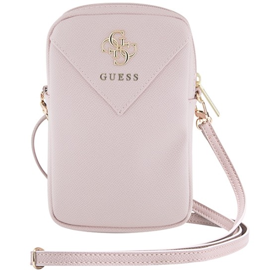 Guess Zip Triangle 4G bag - pink Guess Zip Triangle 4G bag - pink