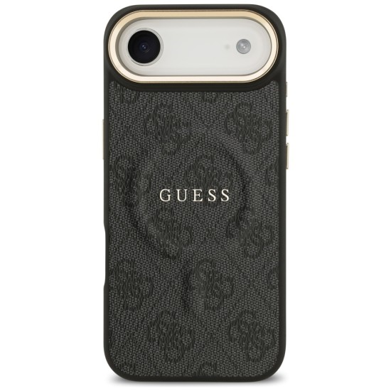 Guess 4G PU Classic Logo MagSafe case for iPhone 17 Air - black