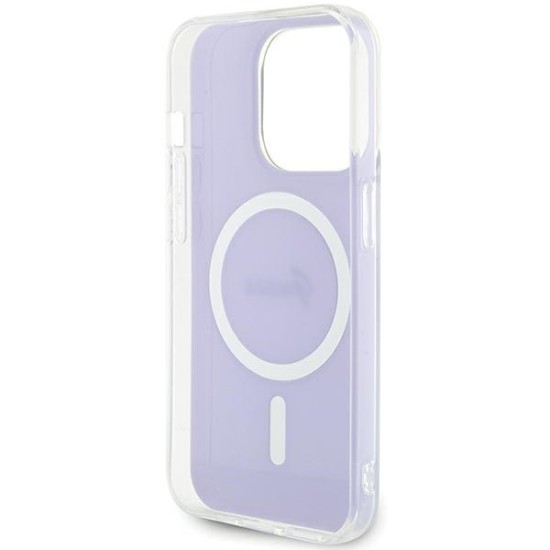 Guess GUHMP15XHITSU iPhone 15 Pro Max 6.7" purple/purple hardcase IML Iridescent MagSafe Guess GUHMP15XHITSU iPhone 15 Pro Max 6.7" purple/purple hardcase IML Iridescent MagSafe
