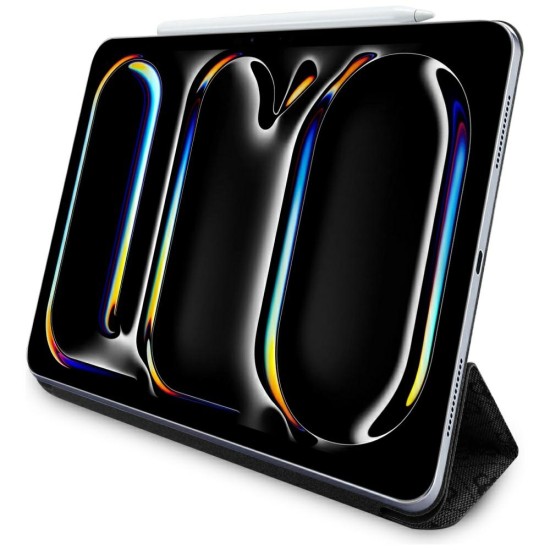 Guess GUFC13PM24PS4SGK iPad Pro 13" 2024 black/black Magnetic 4G Big Logo