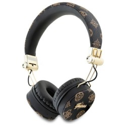 Guess Bluetooth ENC GUBH70EPOSMK on-ear headphones black/black Peony Script Round Shape Guess Bluetooth ENC GUBH70EPOSMK on-ear headphones black/black Peony Script Round Shape