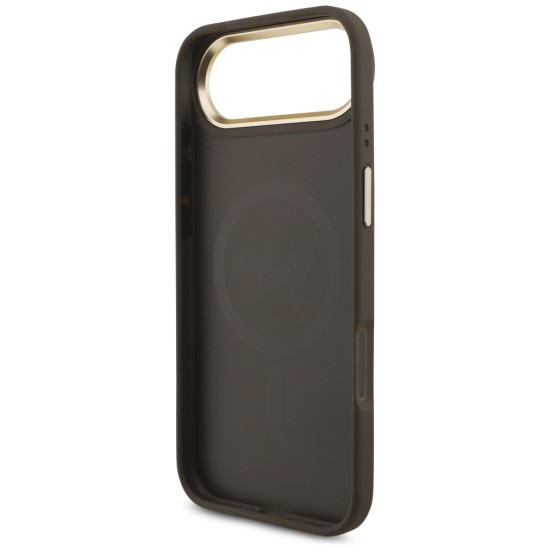 Guess 4G Strass Logo MagSafe Case for iPhone Air - Brown