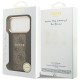 Guess 4G Stripe MagSafe case for iPhone 17 Pro - brown