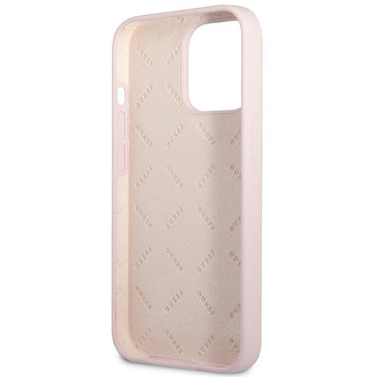 Guess Silicone Triangle Case for iPhone 13 Pro / 13 6.1" - Purple