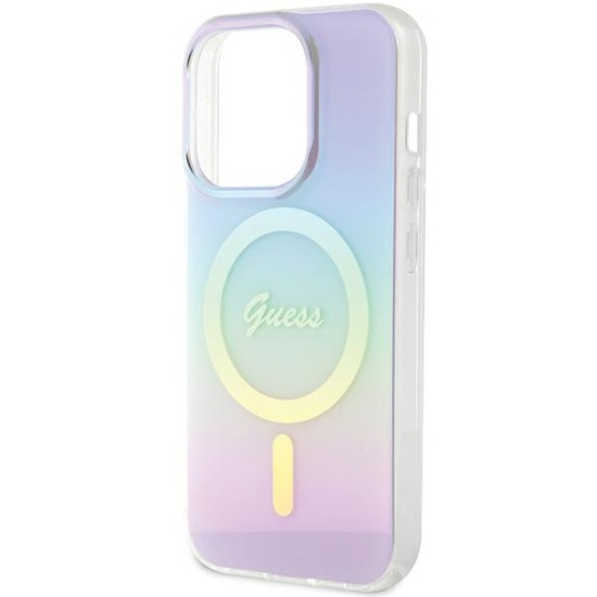 Guess GUHMP15LHITSU iPhone 15 Pro 6.1" purple/purple hardcase IML Iridescent MagSafe Guess GUHMP15LHITSU iPhone 15 Pro 6.1" purple/purple hardcase IML Iridescent MagSafe