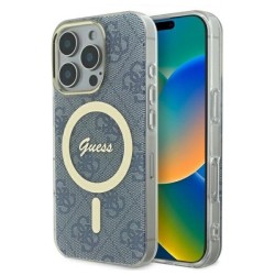 Guess IML 4G MagSafe iPhone 16 Pro Case - Blue Guess IML 4G MagSafe iPhone 16 Pro Case - Blue