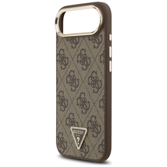 Guess 4G Triangle Logo MagSafe Case for iPhone Air Brown - Gold Guess 4G Triangle Logo MagSafe Case for iPhone Air Brown - Gold