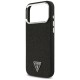 Guess Glitter Triangle Logo MagSafe Case for iPhone 17 Pro Max - Black