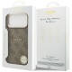 Guess 4G PU Classic Logo MagSafe Case for iPhone 17 Pro Max - Brown Guess 4G PU Classic Logo MagSafe Case for iPhone 17 Pro Max - Brown