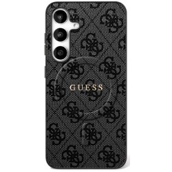 Guess 4G Ring Classic Logo MagSafe case for Samsung Galaxy S25 FE - black