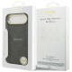 Guess 4G PU Classic Logo MagSafe case for iPhone 17 Air - black