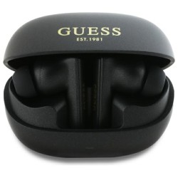 Guess Bluetooth headphones GUTWST88MCTGK TWS + docking station black/black Capsule Printed Logo Guess Bluetooth headphones GUTWST88MCTGK TWS + docking station black/black Capsule Printed Logo