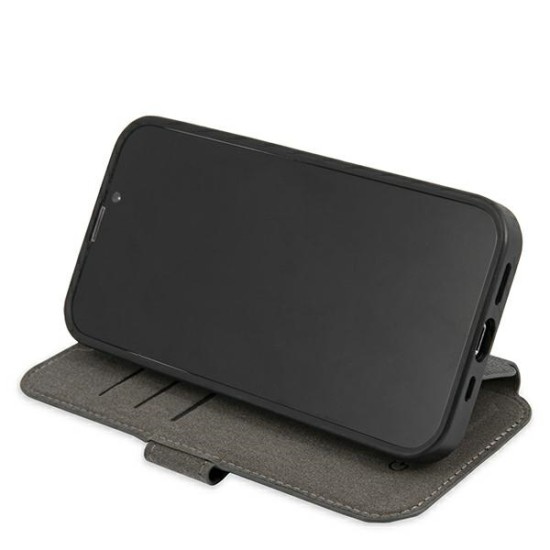 Guess GUBKP13X4GMGGR iPhone 13 Pro Max 6.7" gray/gray book 4G Big Metal Logo Guess GUBKP13X4GMGGR iPhone 13 Pro Max 6.7" gray/gray book 4G Big Metal Logo