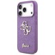 Guess Fixed Glitter Big 4G case for iPhone 17 Pro - purple Guess Fixed Glitter Big 4G case for iPhone 17 Pro - purple