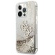 Guess 4G Big Liquid Glitter case for iPhone 13 Pro Max 6.7" - gold