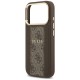 Guess 4G Stripe MagSafe case for iPhone 17 Pro - brown