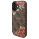 Guess GUHMP16SP4ROPEMCW iPhone 16 6.1" brown/brown hardcase 4G Flowers Print MagSafe Guess GUHMP16SP4ROPEMCW iPhone 16 6.1" brown/brown hardcase 4G Flowers Print MagSafe