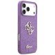 Guess Fixed Glitter Big 4G case for iPhone 17 Pro Max - purple Guess Fixed Glitter Big 4G case for iPhone 17 Pro Max - purple