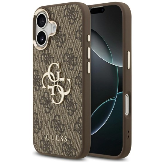 Guess 4G Big 4G Classic Logo Case for iPhone 17 - Brown and Gold Guess 4G Big 4G Classic Logo Case for iPhone 17 - Brown and Gold