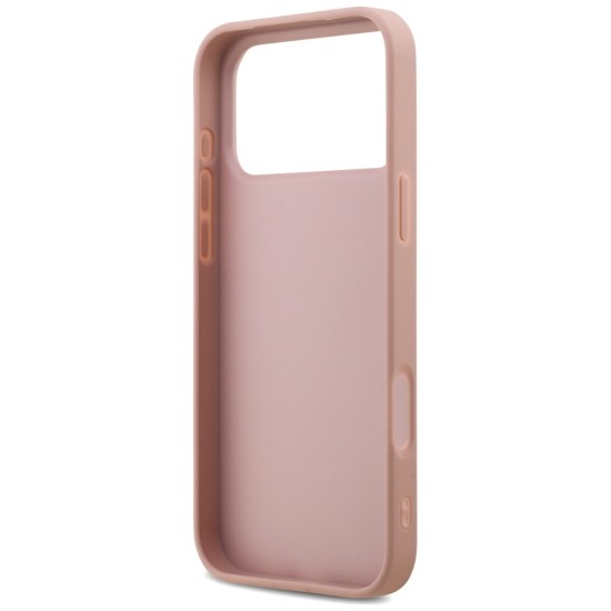 Guess Fixed Glitter Big 4G Case for iPhone 17 Pro Max - Pink