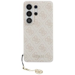 Guess 4G Classic Logo Charm MagSafe Case for Samsung Galaxy S26 Ultra - Pink