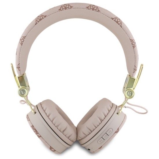 Guess Bluetooth ENC GUBH70EPOSMW Brown/Brown Peony Script Round Shape Headphones Guess Bluetooth ENC GUBH70EPOSMW Brown/Brown Peony Script Round Shape Headphones