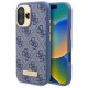 Guess 4G Logo Plate MagSafe Case for iPhone 16 Plus - Blue Guess 4G Logo Plate MagSafe Case for iPhone 16 Plus - Blue
