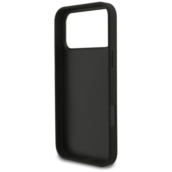 Guess Fixed Glitter Big 4G case for iPhone 17 Pro Max - black