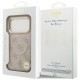 Guess 4G PU Classic Logo MagSafe Case for iPhone 17 Pro - Pink