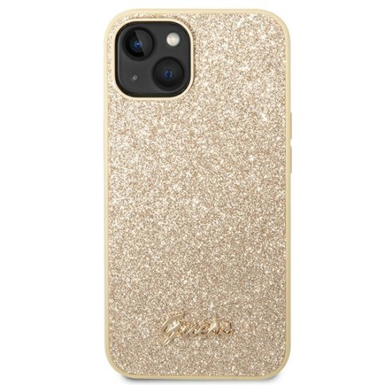 Guess GUHCP14SHGGSHD iPhone 14 6.1" gold/gold hard case Glitter Script Guess GUHCP14SHGGSHD iPhone 14 6.1" gold/gold hard case Glitter Script