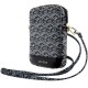 Guess Zip GCube Bottom Stripe phone bag - black Guess Zip GCube Bottom Stripe phone bag - black