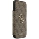 Guess Book 4G Metal Logo Case for iPhone 17 Pro Max - Brown Guess Book 4G Metal Logo Case for iPhone 17 Pro Max - Brown