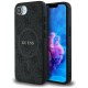 Guess PU Leather 4G Colored Ring Case with MagSafe for iPhone 16e - Black Guess PU Leather 4G Colored Ring Case with MagSafe for iPhone 16e - Black