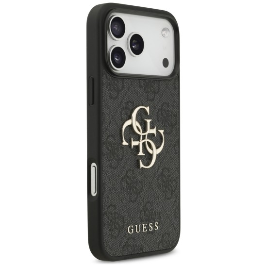 Guess 4G Big Logo Case for iPhone 17 Pro Max - Black