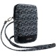 Guess Zip GCube Bottom Stripe phone bag - black Guess Zip GCube Bottom Stripe phone bag - black