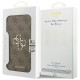 Guess Book 4G Metal Logo Case for iPhone 17 Pro Max - Brown Guess Book 4G Metal Logo Case for iPhone 17 Pro Max - Brown