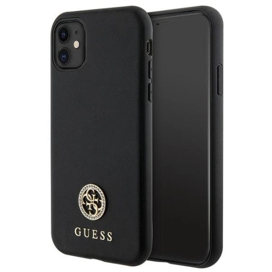 Guess Strass Metal Logo iPhone 11 / Xr 6.1" Case - Black Guess Strass Metal Logo iPhone 11 / Xr 6.1" Case - Black