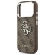 Guess 4G Big 4G Classic Logo case for iPhone 17 Pro brown - silver
