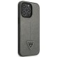 Guess Saffiano Triangle Logo case for iPhone 13 Pro / 13 6.1" - silver Guess Saffiano Triangle Logo case for iPhone 13 Pro / 13 6.1" - silver