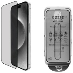 Guess Screen Protector Privacy 2.5D Outline tempered glass for iPhone 16 Pro Guess Screen Protector Privacy 2.5D Outline tempered glass for iPhone 16 Pro