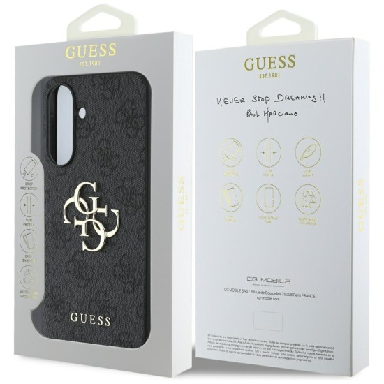 Guess Big 4G Logo Classic Logo Case for Samsung Galaxy A56 - Black Guess Big 4G Logo Classic Logo Case for Samsung Galaxy A56 - Black