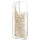 Guess 4G Big Liquid Glitter case for iPhone 13 Pro Max 6.7" - gold