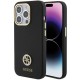 Guess Silicone Logo Strass 4G Case for iPhone 15 Pro - Black Guess Silicone Logo Strass 4G Case for iPhone 15 Pro - Black
