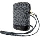 Guess Zip GCube Bottom Stripe phone bag - black Guess Zip GCube Bottom Stripe phone bag - black