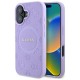 Guess Saffiano Peony Classic Logo MagSafena iPhone 16 Plus Case - Purple Guess Saffiano Peony Classic Logo MagSafena iPhone 16 Plus Case - Purple