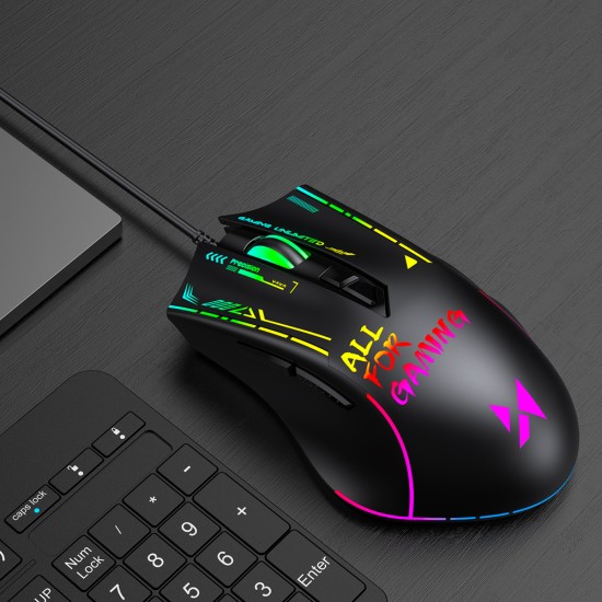 Wozinsky WMGK-7200 Wired Optical Gaming Mouse 7200 DPI - Black Wozinsky WMGK-7200 Wired Optical Gaming Mouse 7200 DPI - Black