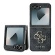 Guess Leather 4G Metal Logo Case for Samsung Galaxy Z Flip 6 - Black Guess Leather 4G Metal Logo Case for Samsung Galaxy Z Flip 6 - Black